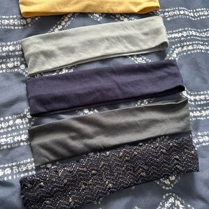 Set of Five Headbands in Various Colors